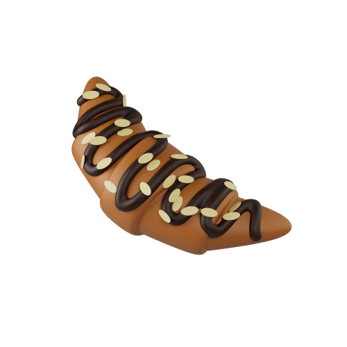 Croissant de chocolate